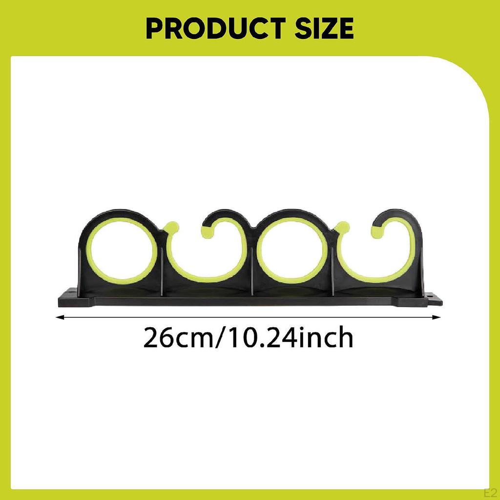Fishing Rod Holder, Pole Holder for Garage Equipment Storage Pad Organization Rack Holds