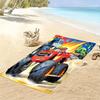 Blaze Monster Print Strandtuch, Großes Weiches Schnelltrocknendes Handtuch für Strand Camping Schwimmen