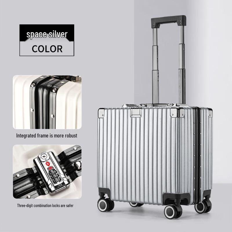 Xiaoyan Sifang 18-inch Lightweight Aluminum Carry-On Luggage 18 inch