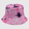 Neutral Summer Tie Dye Printed Fisherman Hat Outdoor Breathable Hat Sunshade