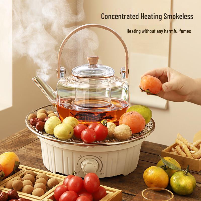 Yi Hu Cha Indoor Electric Ceramic Fireplace Tea Set