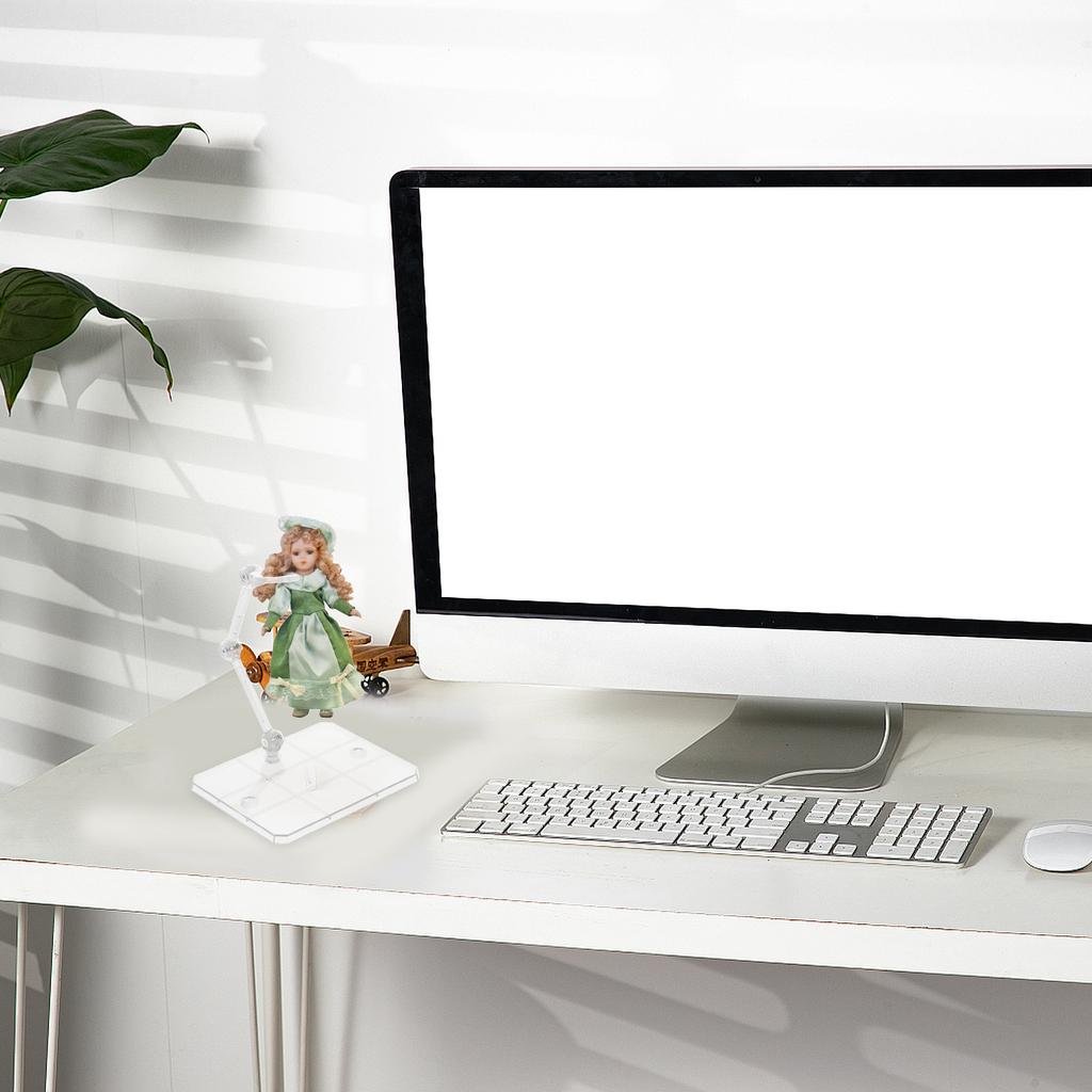 4Pcs Adjustable Figure Stand Human Figure Holder Wear-Resistant Support Stable Display Rack Desktop Display Supply Action