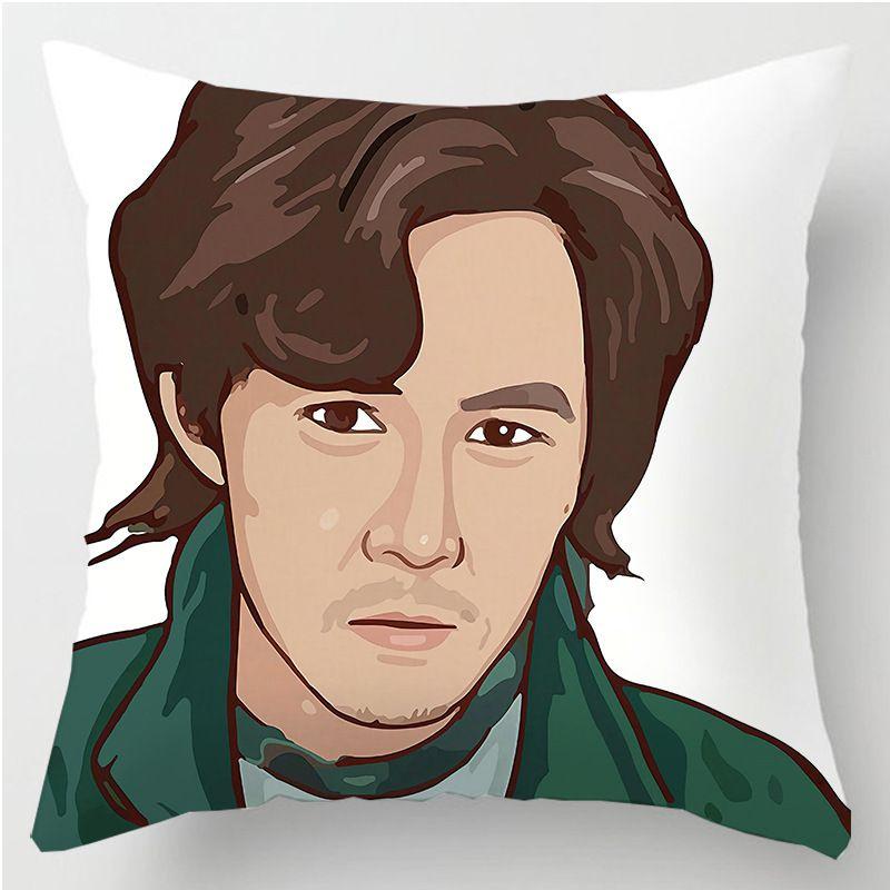 

Игра в кальмара Раунд шесть Наволочка Подушка Чехол Яркие Насыщенные Цвета Мягкий Полиэстер Диван Домашнее Украшение 2