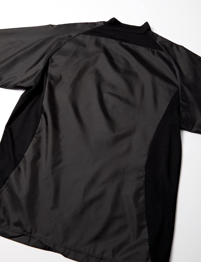 ZETT Baseball Wind Layer Black Size BO215WA Shirt, (1900), L,