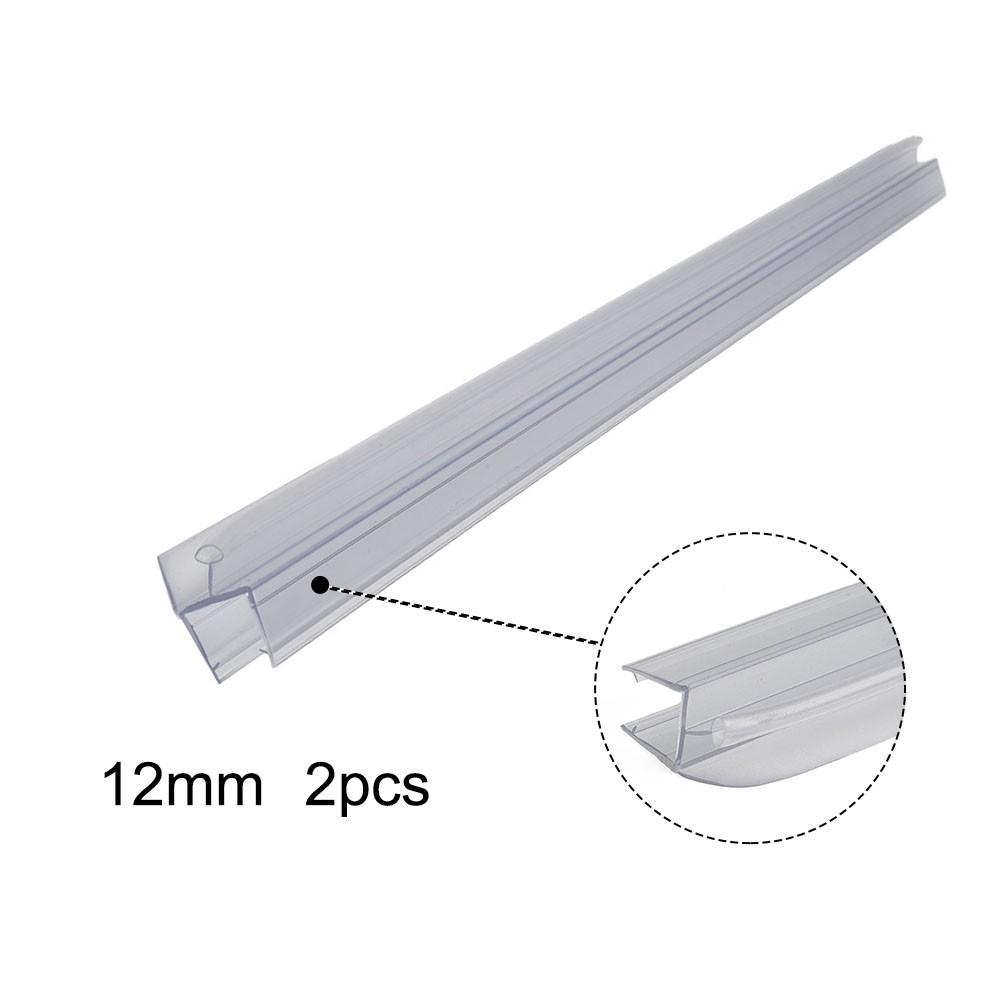 Sello de Ducha de 50 cm 6/8/10/12 mm Para Puerta de Cristal de Baño Tira de Goma Tira Selladora
