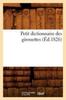 Kniha Petit Dictionnaire Des Girouettes (Ed.1826)