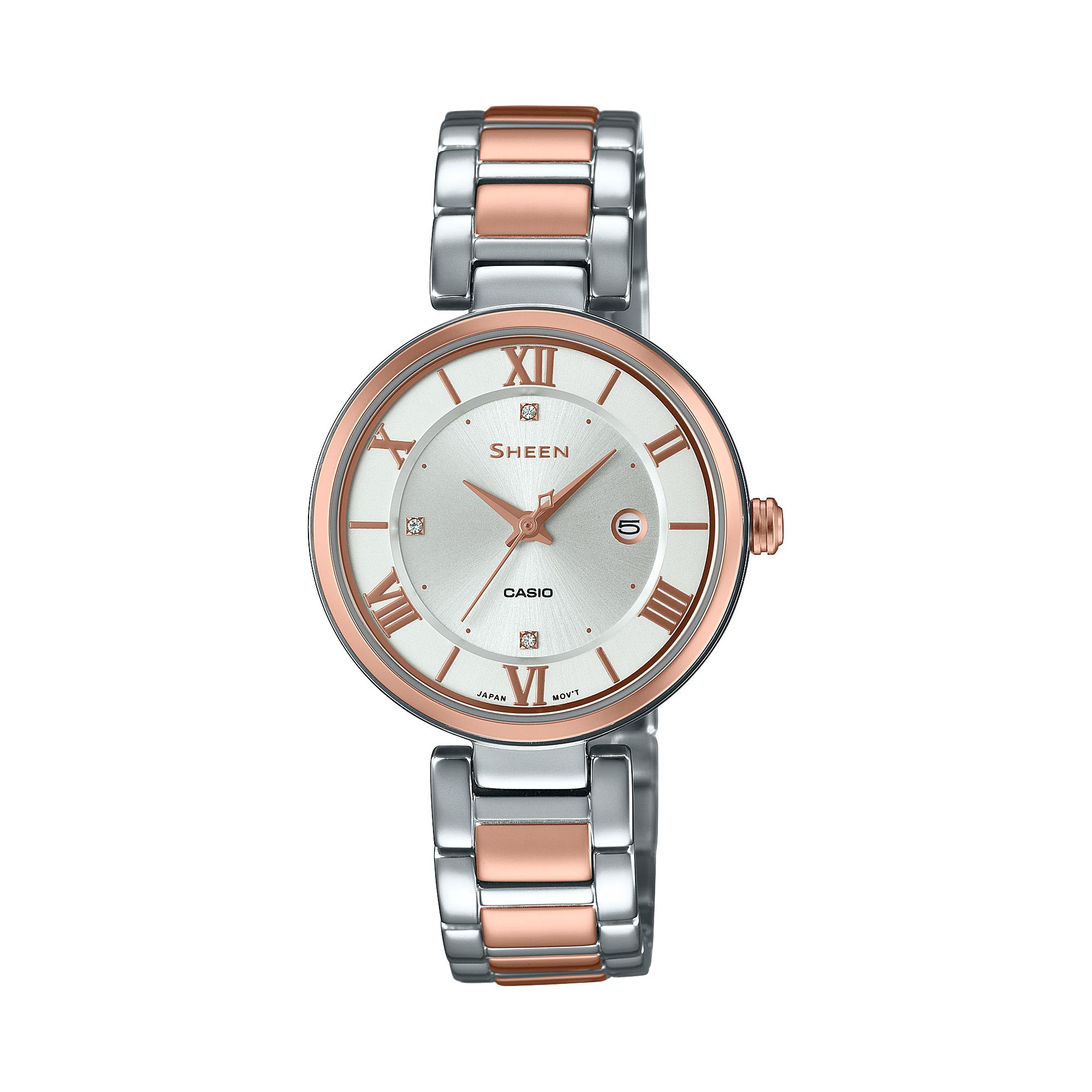 

Casio Men s Analog Quartz Watch SHE-4529SPG-7A белый