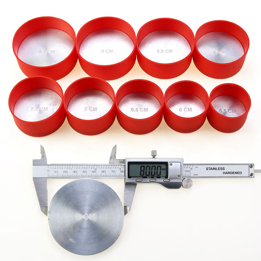17 Farben 8,0 cm Silikon Tassenboden Schutzhülle Tassenhalter 80 mm Tassenboden Schutzhülle Anti-Rutsch Tassenboden Abdeckung