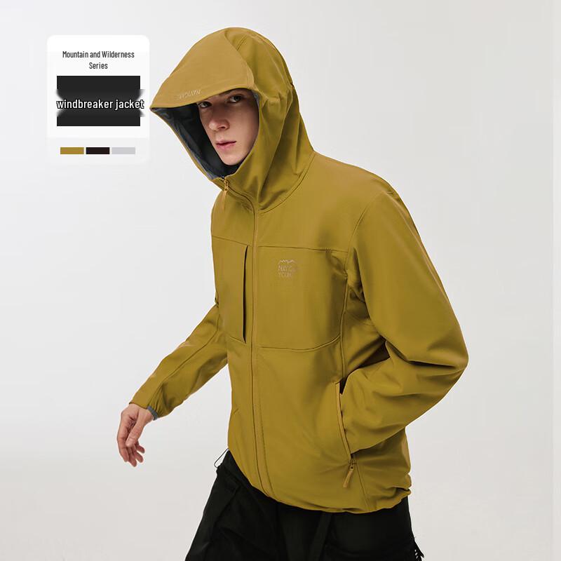 

Navigare Men s Fleece-Lined Waterproof Hooded Outdoor Jacket L