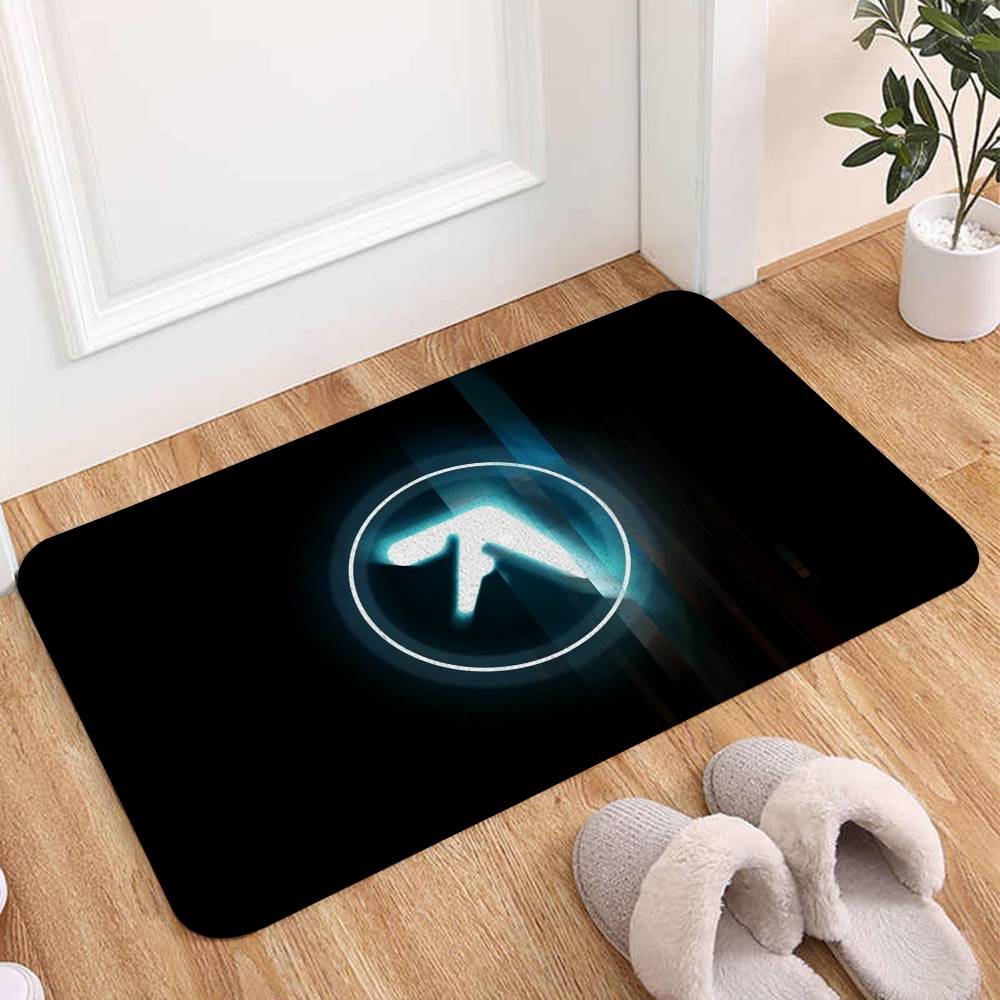 A-Aphex Twin DJ Floor Mat Bathroom Absorbent Mat Simple Door Dirt-resistant Mat Home Kitchen Mat Foot Mat Entry Mat