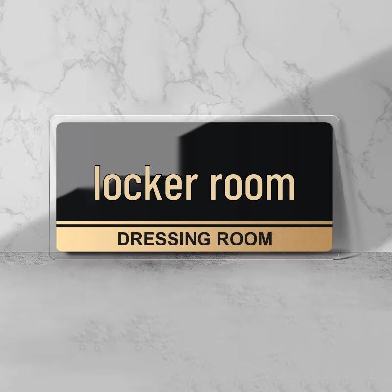 

Miao Jiayi Acrylic No Smoking Dressing Room Sign Set