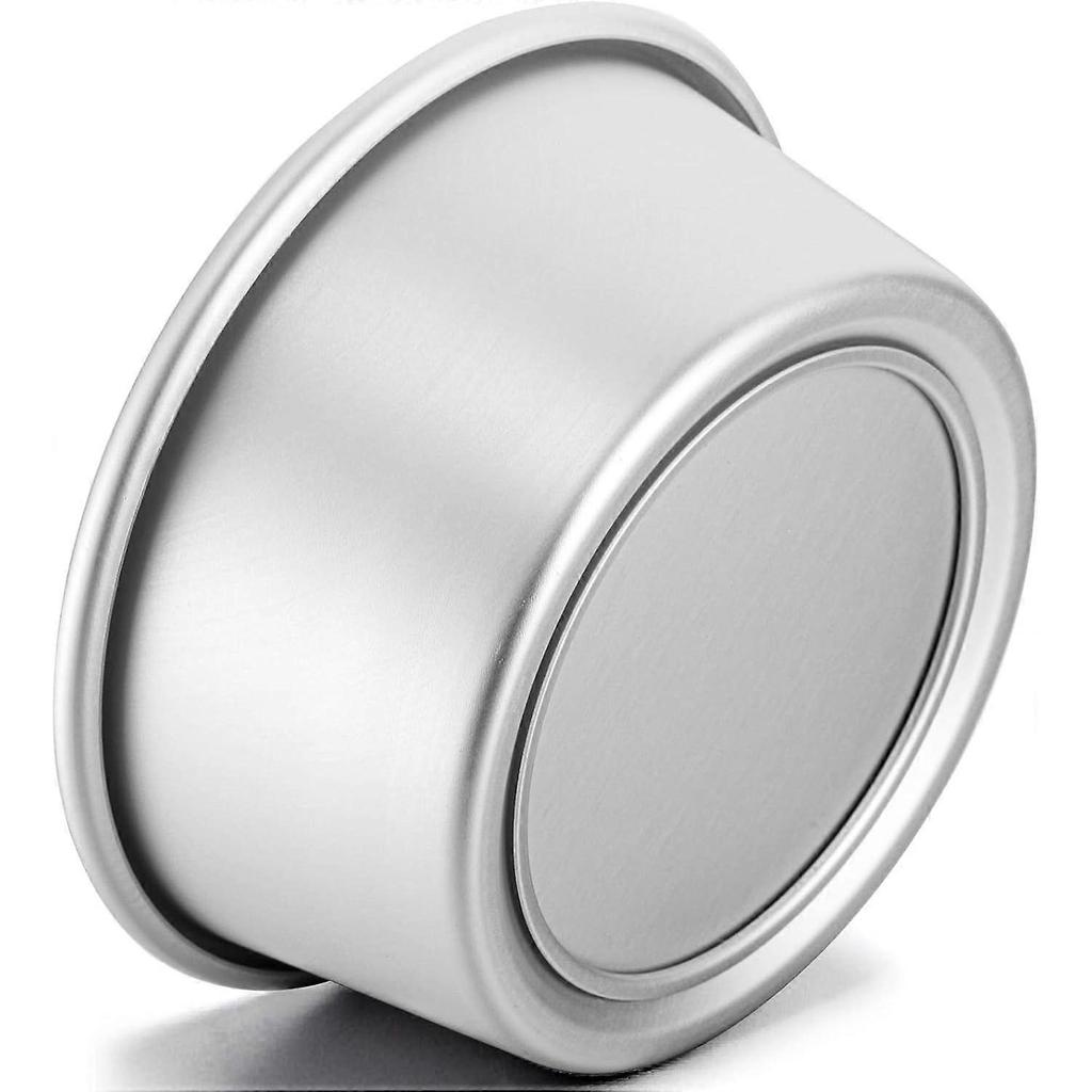 Round Cake Pan Set - 4" 6" 8" Aluminium Cake Pans with Removable Base, Round Cake Baking Pans for Wedding Birthday Party