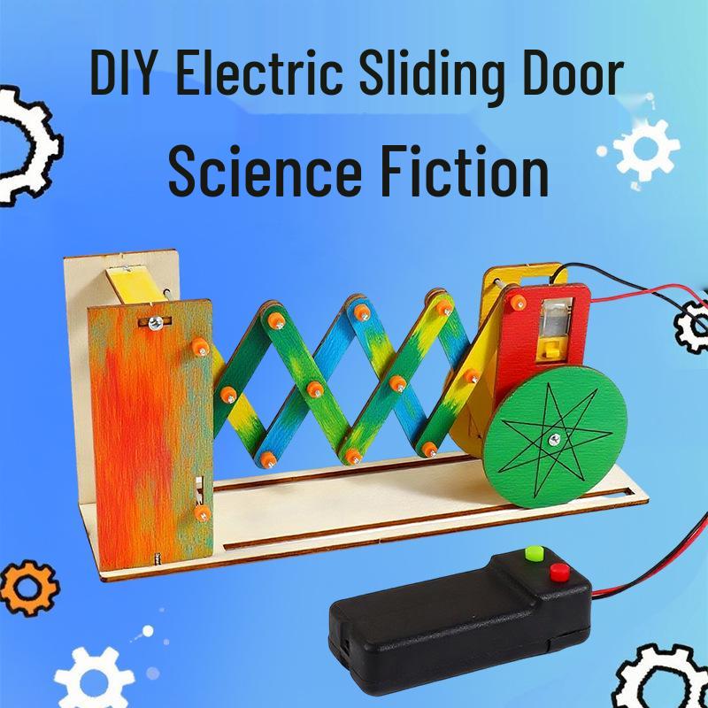 DIY Primary School Physics Experiment Kit: Electric Motor & Telescopic Door Materials See packaging