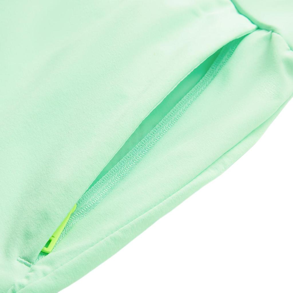 Li Ning Running Series Solid Color Mid Waist Comfortable Quick Dry Versatile Sports Shorts Women shorts Cool-Green AKSU578-2