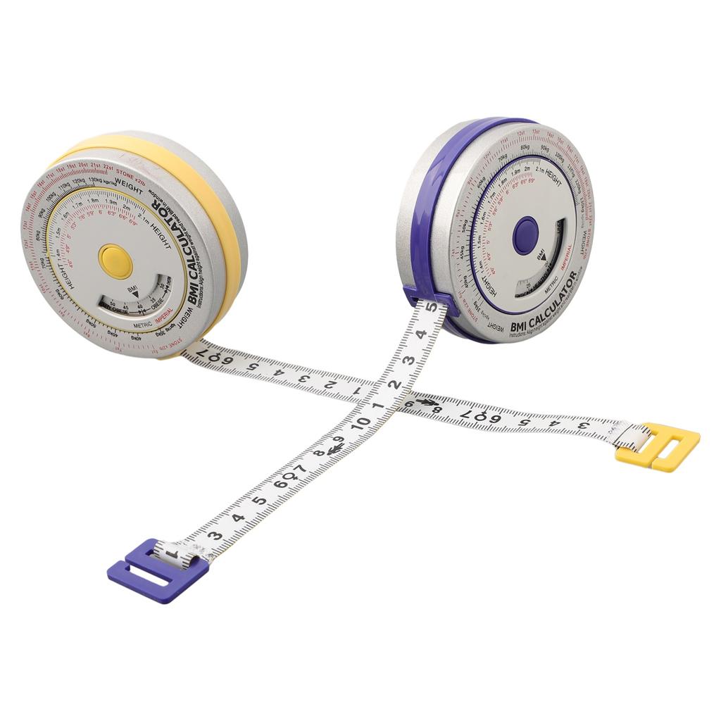 Tape Measure Get Accurate Measurements of Your Arms Chest Waist Calves and More with Retractable BMI Tape Measure