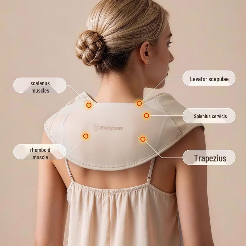 Westinghouse Shoulder and Neck Massage Shawl CN plug (adapter included)