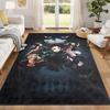 Akaza Demon Slayer Carpet Door Mat for Living Room or Bedroom Protective Mat Under Chair Office Decoration Christmas Gift Birthday Present