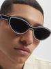 Vintage Punk Sunglasses Women Plastic Cat Eye Frame Brand Designer New Fashion Retro Glasses Accessories For Female Uv400