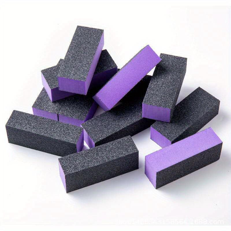 Purple Nail Buffer Block for Polishing and Shaping Nails