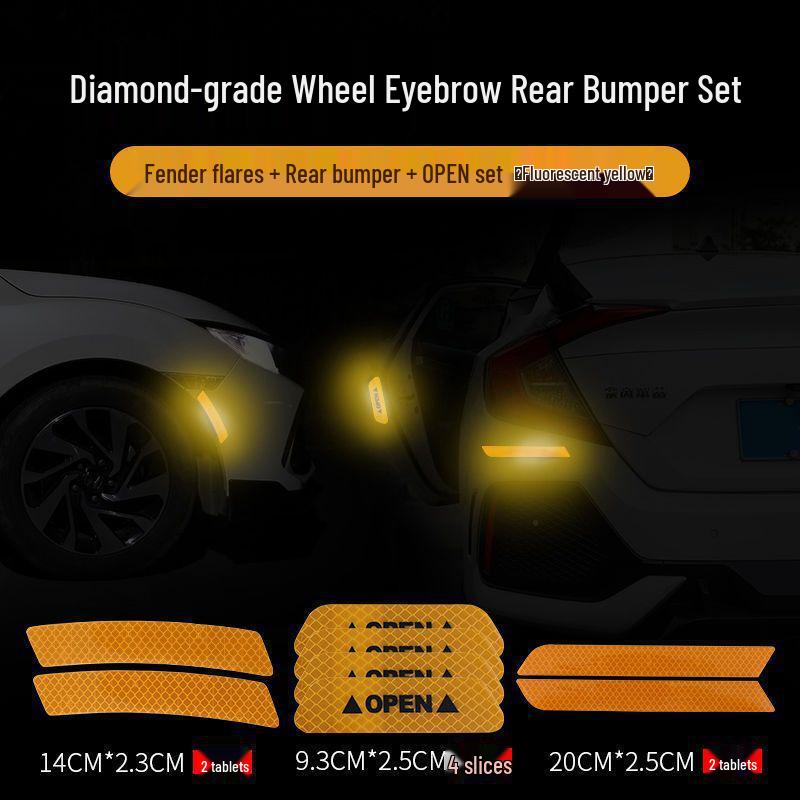 Reflective Car Door Warning & Decorative Strip