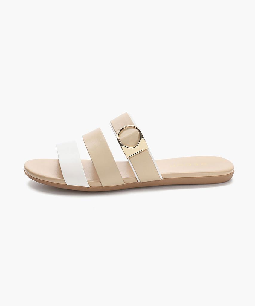 Recur Ecur Anello Modern Triple Slide Sandals Skin 1251
