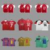 Retro Football Clothes Classic Nostalgic Replica Thai Version Jersey Short-sleeved Sportswear
