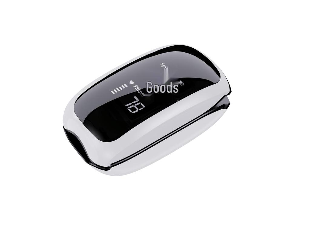 Rechargeable Fingertip Pulse Oximeter: Heart Rate & Blood Oxygen Monitor for Home Use