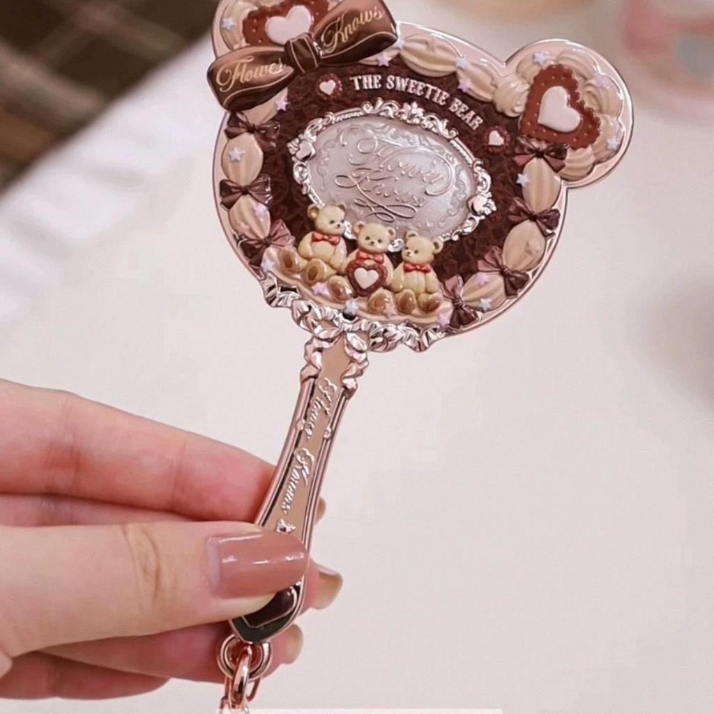 Flower Knows Mirror Moonlight Mermaid THE SWEETIE BEAR Collectie Handspiegel Limited Wit Blauw Roze Feeën Spiegels