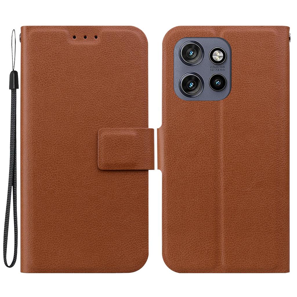 For Motorola Edge 50 Neo 5G/Moto S50 5G/Thinkphone 25 5G Case Ultra-Thin PU Leather + TPU Phone Cover with Card Slot