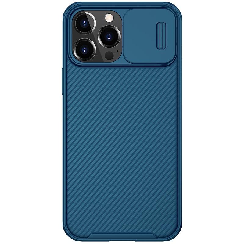 NILLKIN Luksus hardt PC-telefondeksel for iPhone 13 12 Pro Max 13 Mini 12 mini-deksel CamShield Pro med kameraskyve Personvernbeskyttelse bakdeksel