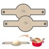 Long Handle Silicone Bread Mat Heat Resistant Non-Stick Baking Bread Sling Durable Sourdough Baking Mats For Dough Pastry Cookie