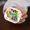 Case For Samsung Galaxy Buds 3 FE 4 Pro 2 Live 4Pro 2Pro 3Pro Clear Earphone Cases Cover With Hook Cute Crayons Shinchan