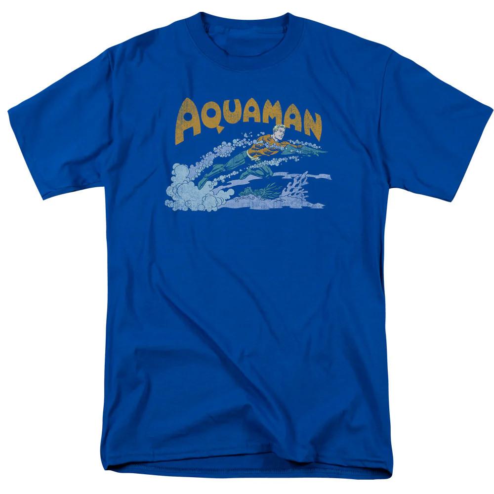 

Dc Aqua Swim Mens T Shirt Royal Officially Licensed M