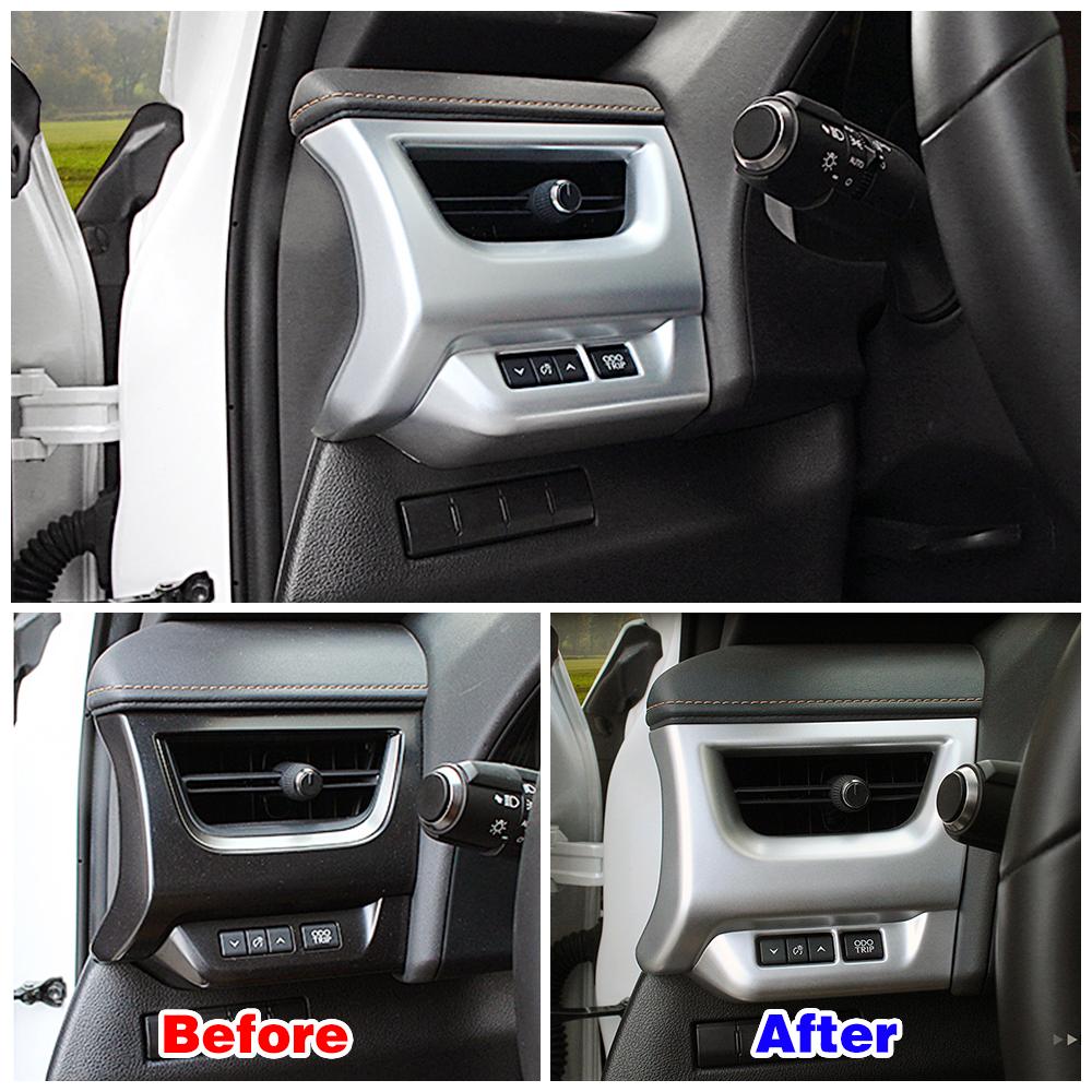 For Lexus UX UX200 UX250 2018-2024 Dashboard Side AC Air Condition Outlet Vent Cover Trim ABS Interior Modify Decoration Refit