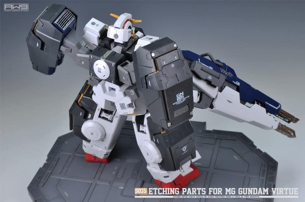 MG 1/100 Gundam Virtue Custom Detail-Up High-Quality Metal Parts with Water-Transfer Decals [Parallel Import]