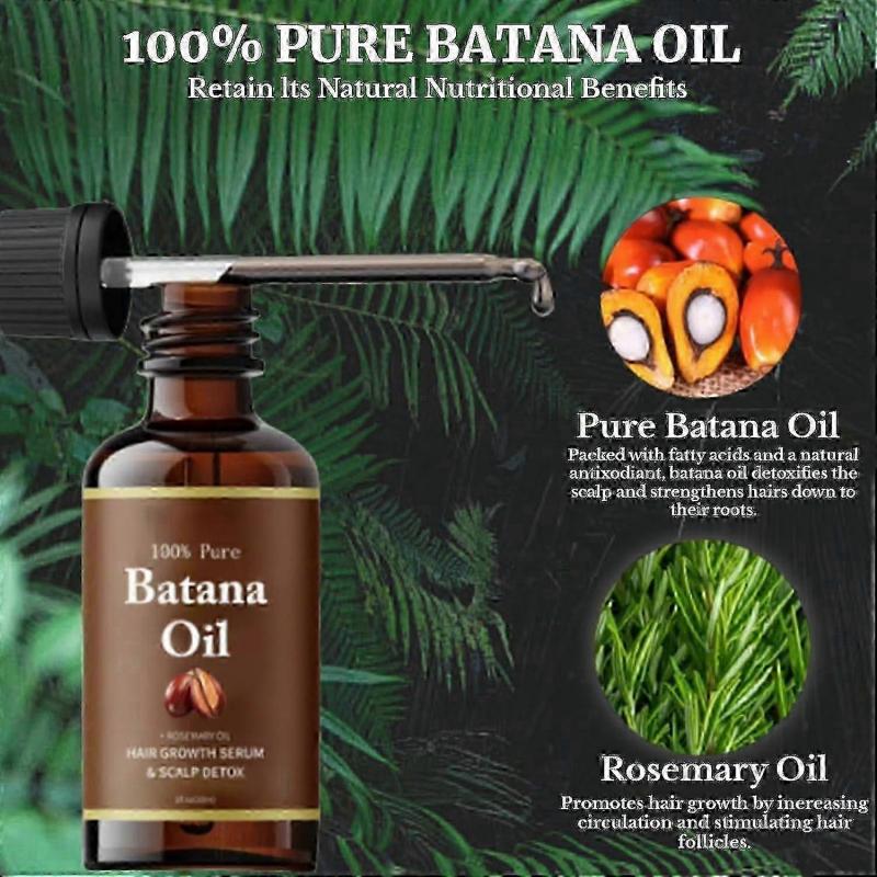 2x Batana Oil With Rosemary For - Nourish Scalp For