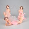 Romantic Fairies Figurines Angel Ornaments for Xmas Cake Topper Home Decor 3Pack