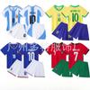 New Season Children's Football Jersey Set Boys and Girls Games Jersey Group Buying Printing Number Training Jersey