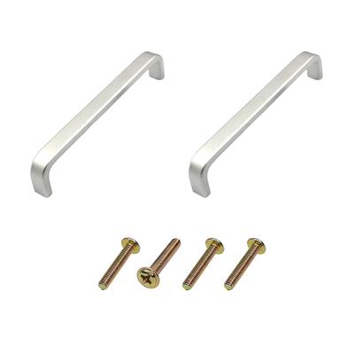 2Pcs Kitchen Handles Stainless Steel Hollow Tube Bar Cabinet Drawer Pull Knobs