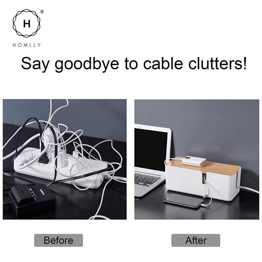 Homlly Charging Cable Organizer Concealed Box
