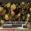 1Pc Vintage Floral Garden Tapestry Wall Hanging, Decorative Fabric Poster for Bedroom, Living Room, Dorm & Home Decor
