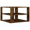  Coffee Table, Smoked Oak, 59.5x59.5x40 Cm