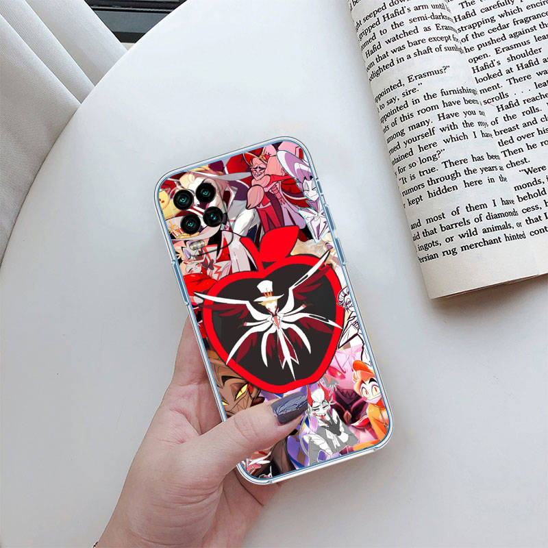 JO29 Hazbin Hotel Phone Case for Motorola E22S E7 G6 G7 G8 G9 Plus Power Play G10 G20 G04 E30 E40 E22 E20 E13 G22 G23 G Stylus Play