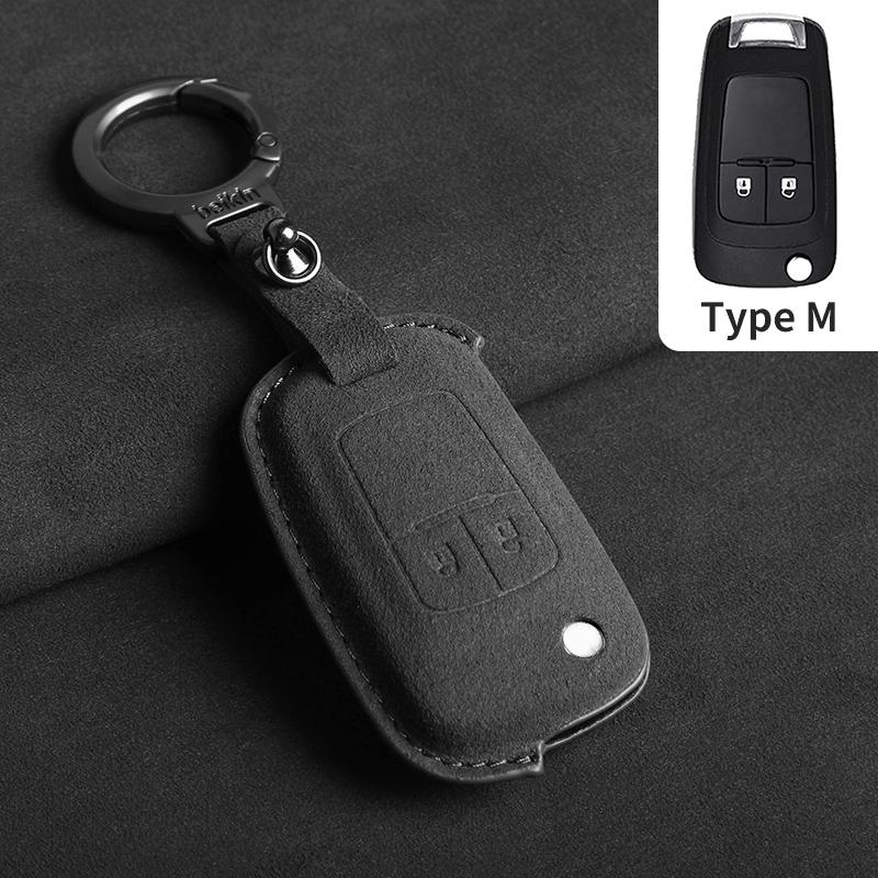 

Suede Car Flip Key Case Cover For Chevrolet Cruze Aveo Trax Sail Malibu Captiva Opel Vauxhall Astra J Corsa Insignia Mokka