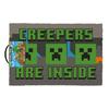 Creepers Are Inside Coir Door Mat