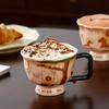 Cup Children's Fun Apple Bear Ceramic Cup Goblet Office Coffee Cup Home Mug Girls Water Cup