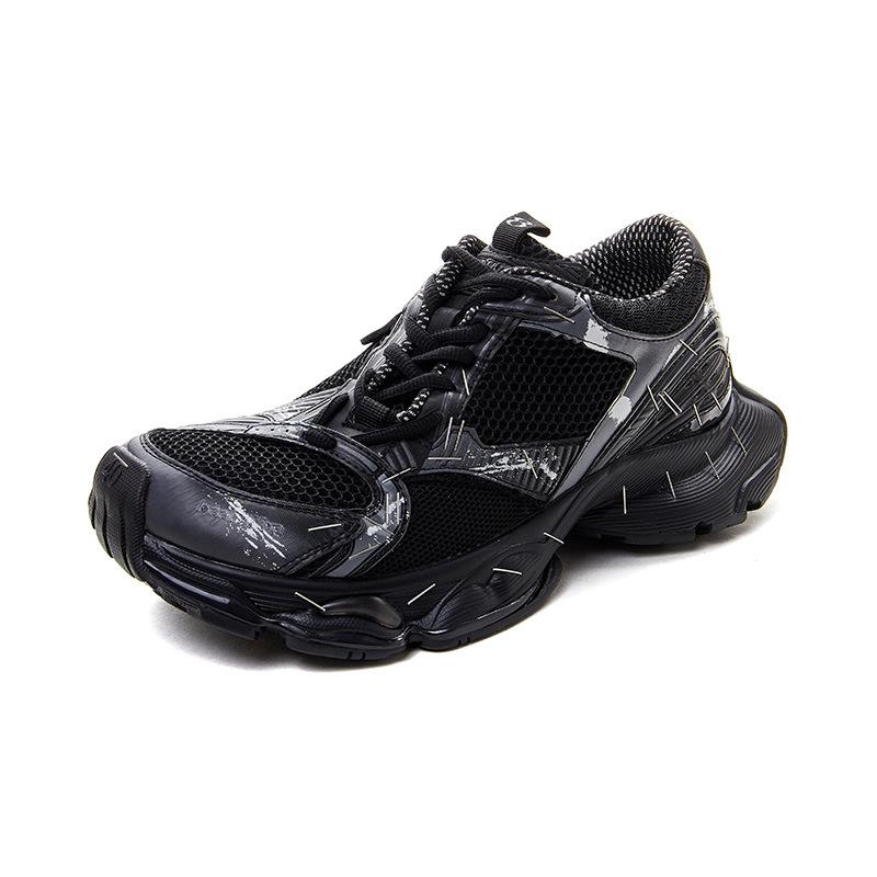 

Осень и зима новая женская обувь платформа увеличение высоты сетка модная обувь спортивная обувь 35 [Women s]