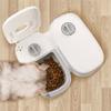 Automatic Cat Feeder Timed Feeding, 350ml Capacity Portion Control Single/Double 48 Hour Timer, Dry/Wet Food Dispenser