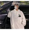 Men's Trendy High Street Hoodie: New 2025 Autumn/Winter Velvet Loose Fit Teen Jacket