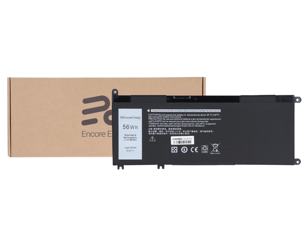New Encore Energy Battery for Dell Latitude 3380 3490 Inspiron 3579 G3 3779 G3 7588 G7 7577 G7 7778 G7 56Wh 15.2V 3680mAh 33YDH